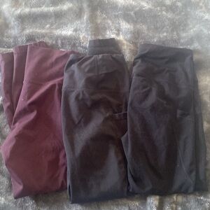 Bundle of Three Workout Leggings Large